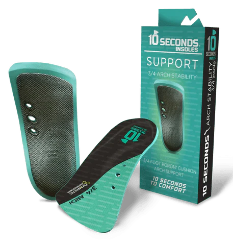 10 Seconds Insoles- 3/4 Arch Stability