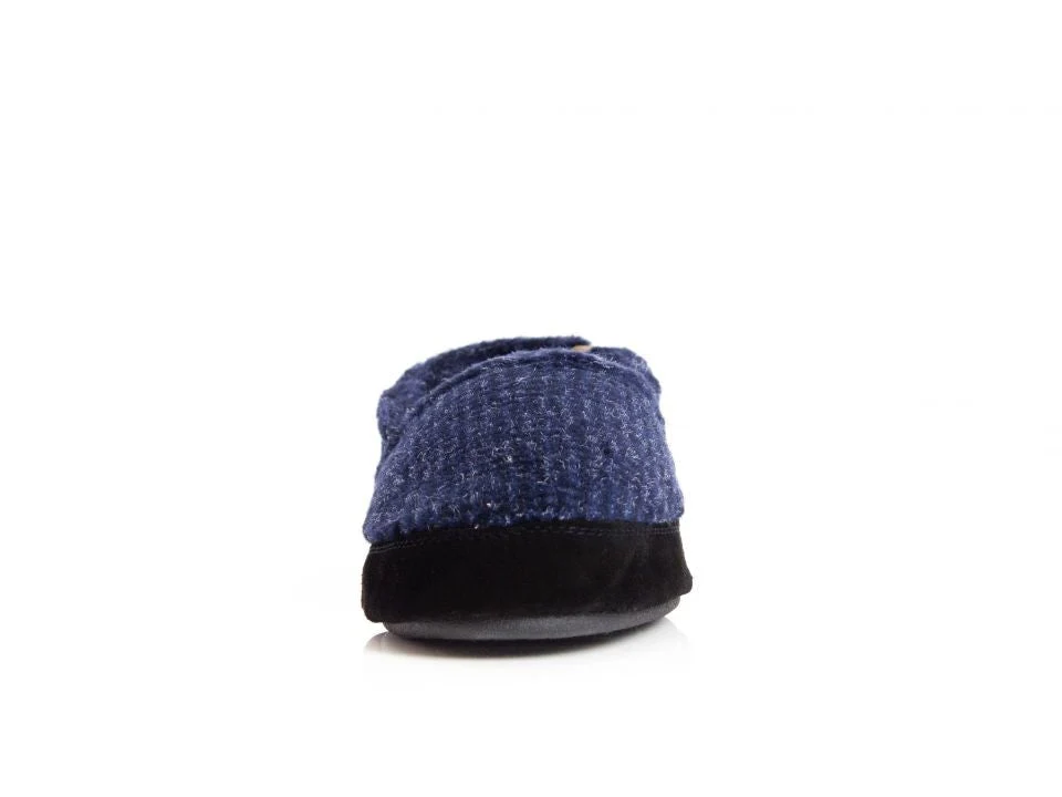 Acorn Men's Moc Slippers- Blue Check - Image 6