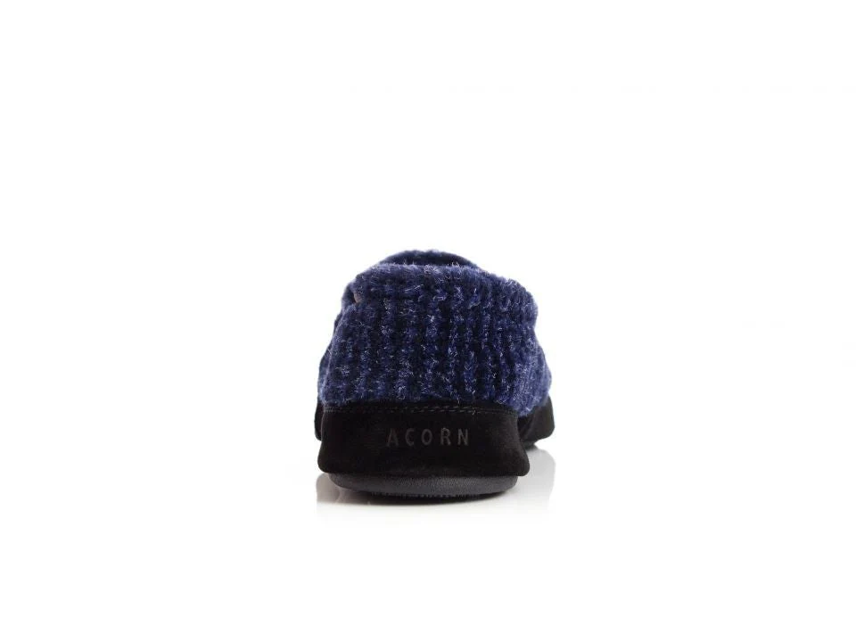 Acorn Men's Moc Slippers- Blue Check - Image 7
