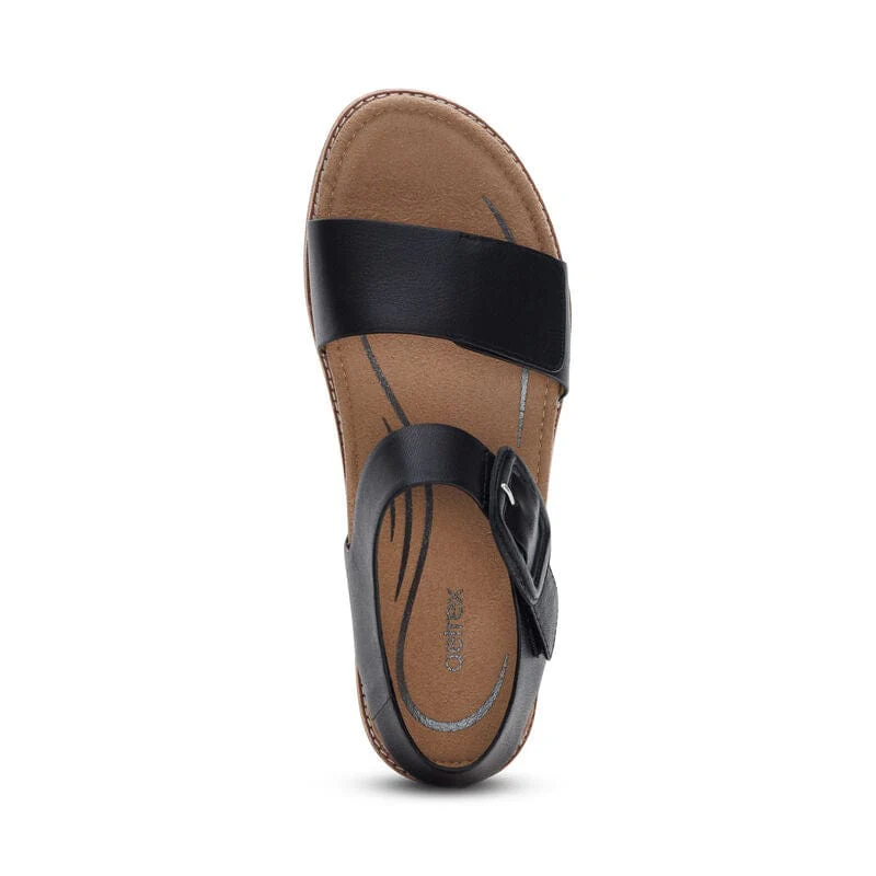 Aetrex Women's Claire Sandals- Black - Image 5