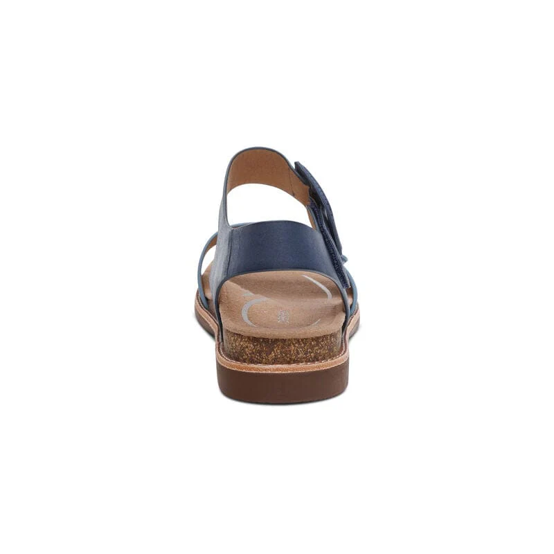 Aetrex Women's Claire Sandals- Navy - Image 3