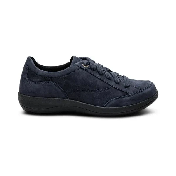 Aetrex Women's Dahlia Lace Up Oxfords- Navy - Image 2