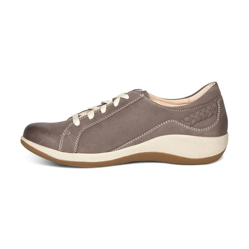 Aetrex Women's Dana Oxford Sneakers- Warm Grey - Image 3