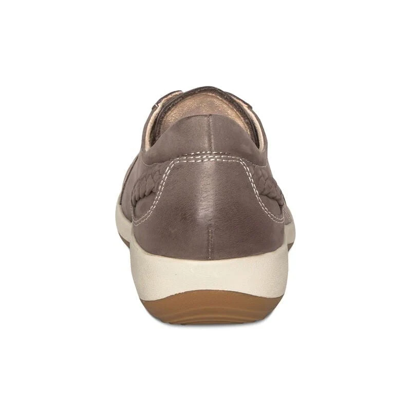 Aetrex Women's Dana Oxford Sneakers- Warm Grey - Image 4