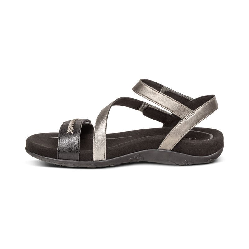 Aetrex Women's Gabby Sandals- Black Multi - Image 4