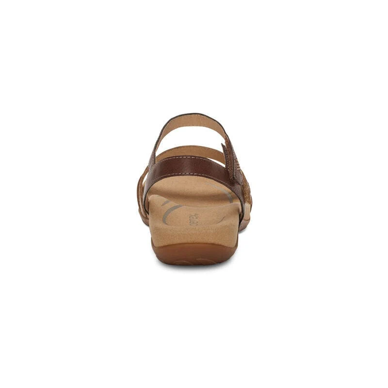 Aetrex Women's Gabby Sandals- Cognac Multi - Image 3