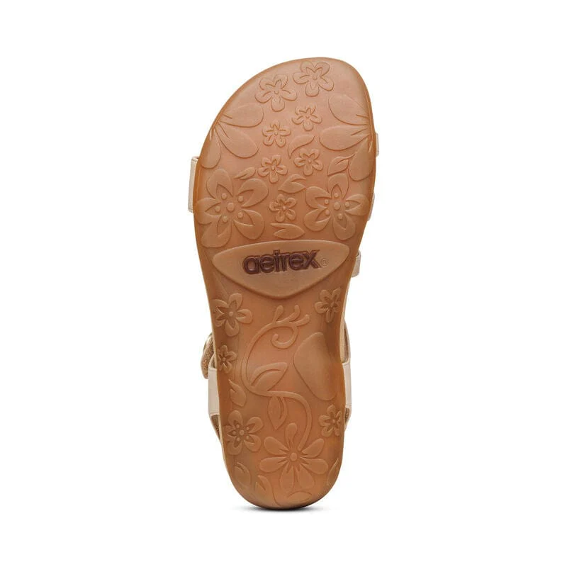 Aetrex Women's Jess Sandals- Tan - Image 3