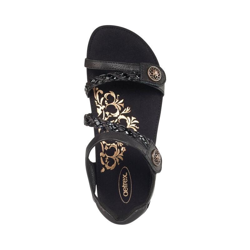Aetrex Women's Jillian Sandals- Black - Image 4