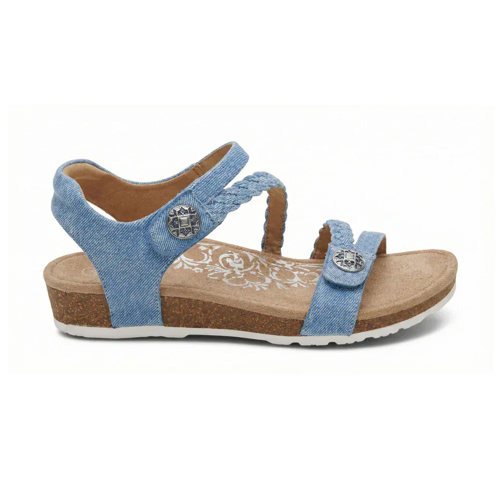 Aetrex Women's Jillian Sandals- Denim - Image 2