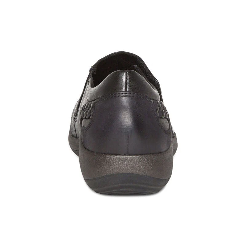 Aetrex Women's Karina Monk Strap Shoes- Black - Image 5
