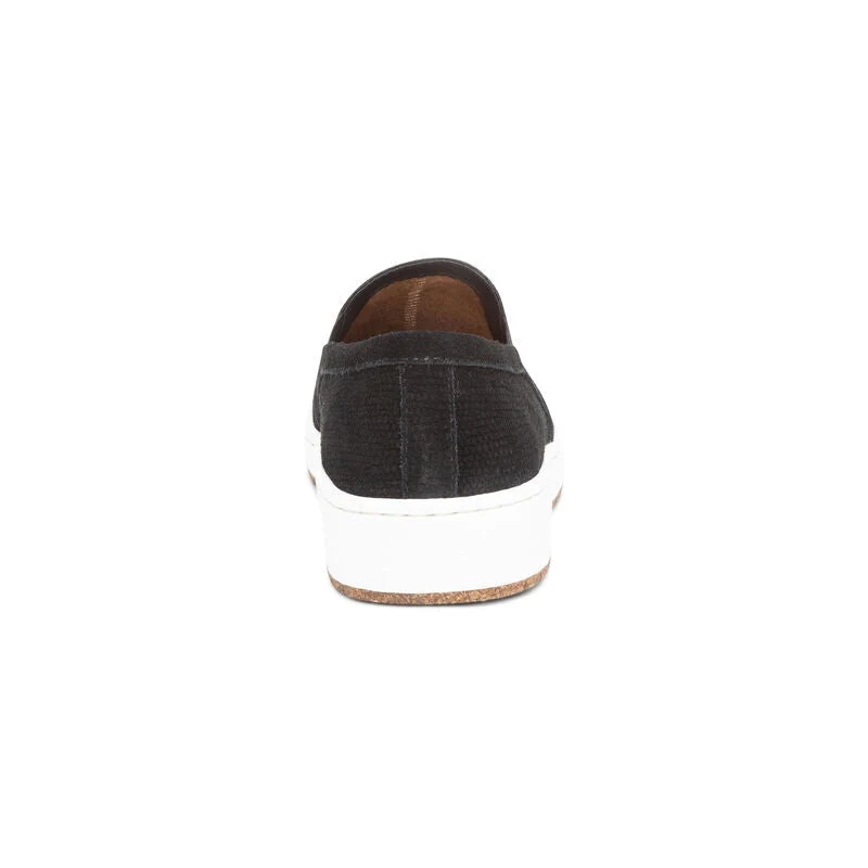 Aetrex Women's Kenzie Croc Slip Ons- Black - Image 4