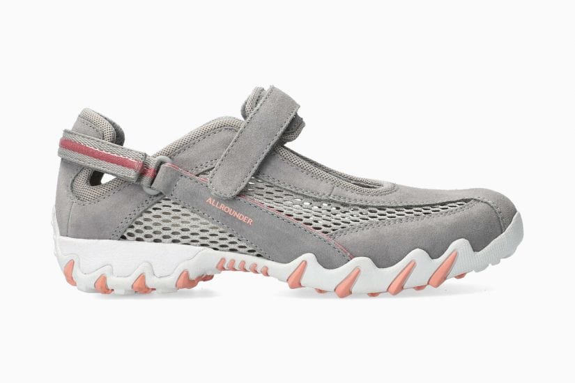 Mephisto All Rounder Women's Niro Shoes- Alloy/Cool Grey