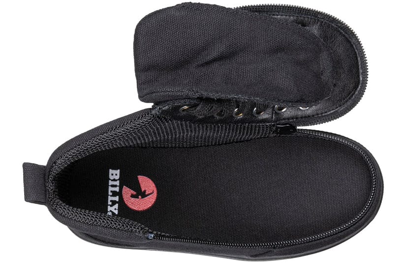 Billy Footwear Kid's Boys Classic D|R II High Top Sneakers- Black to the Floor - Image 6