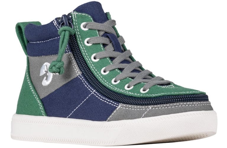 Billy Footwear Kid's Boys High Top Sneakers- Earth - Image 2