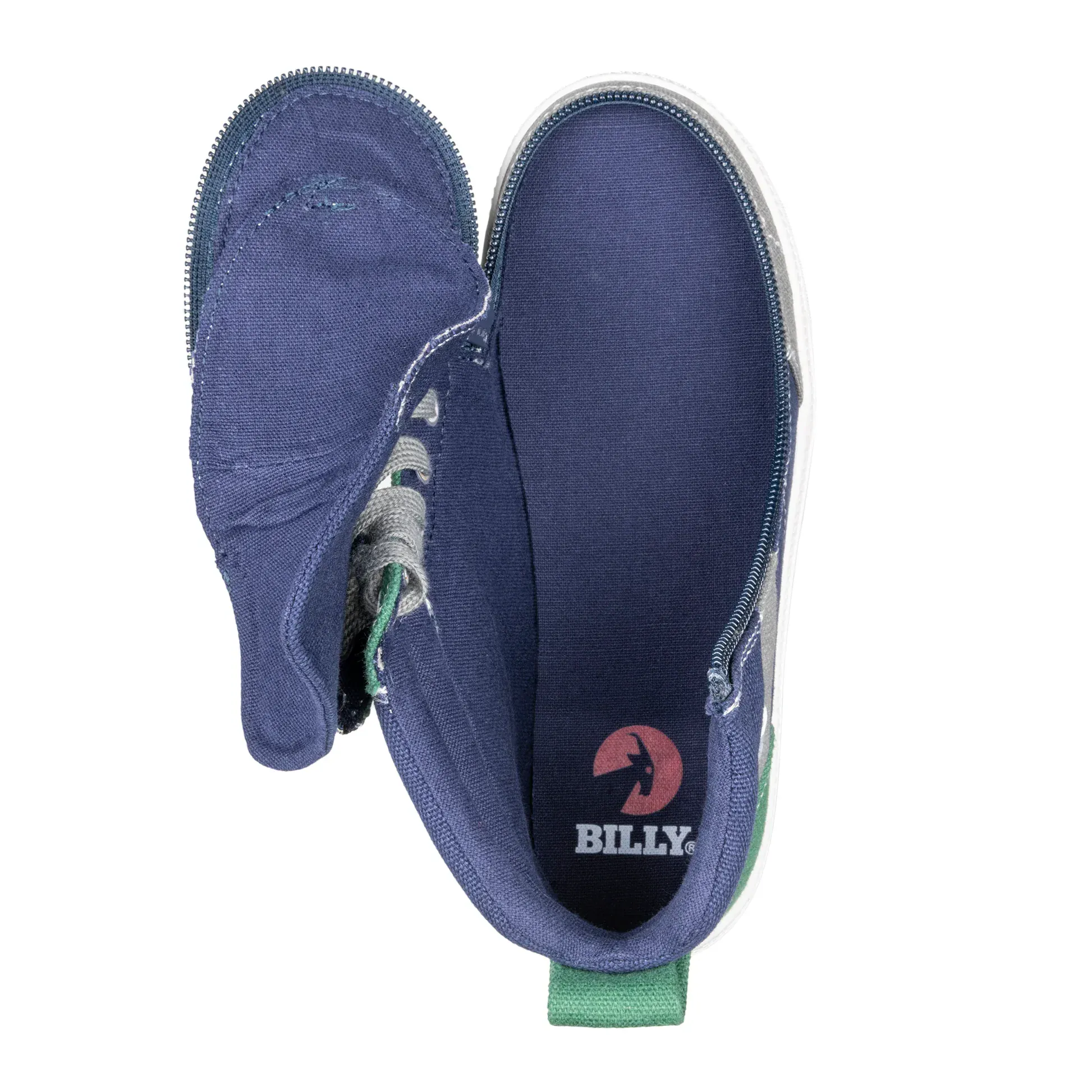 Billy Footwear Kid's Boys High Top Sneakers- Earth - Image 4