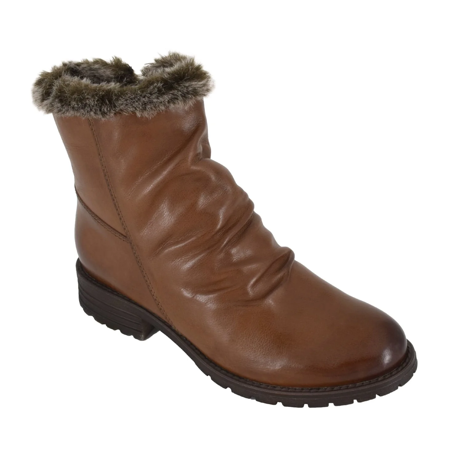 Biotime Women's Talia Low Boots- Brown
