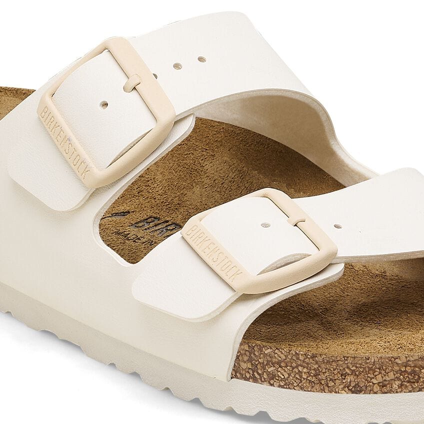 Birkenstock Arizona Birko-Flor Sandals- Eggshell - Image 2