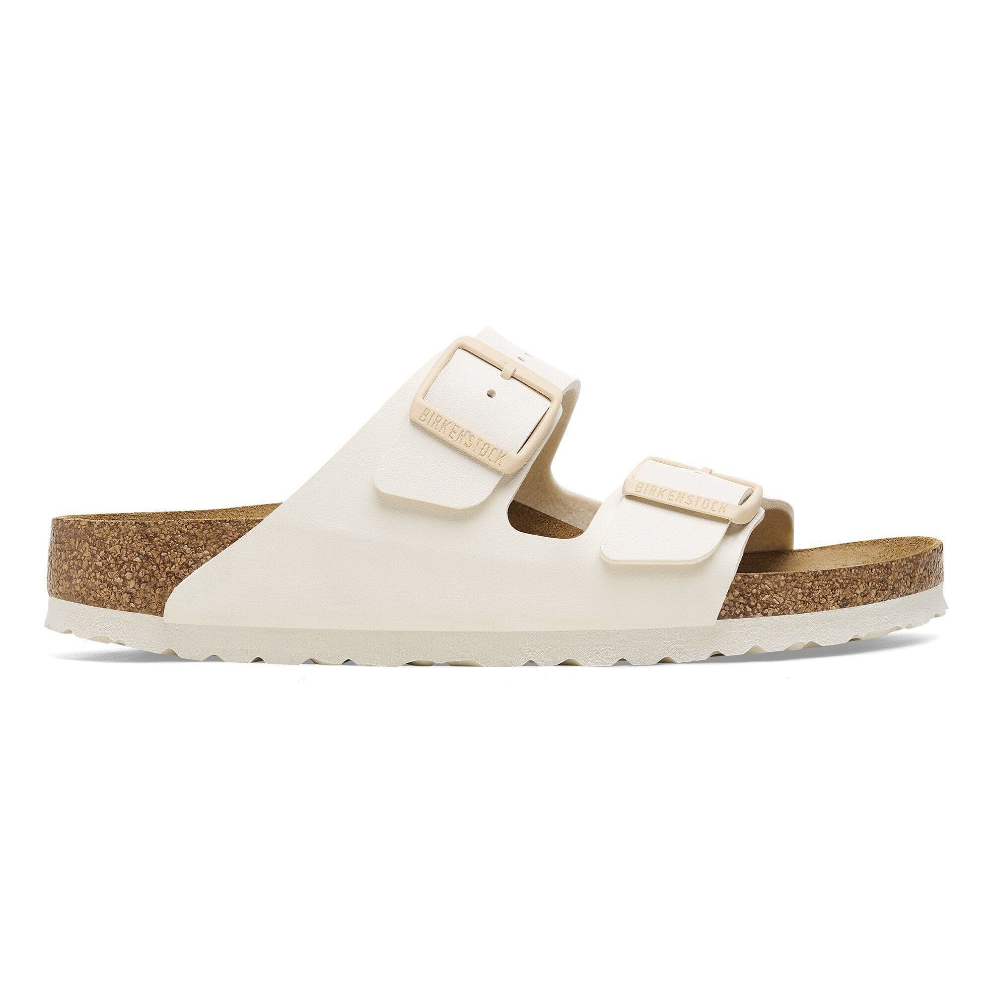 Birkenstock Arizona Birko-Flor Sandals- Eggshell - Image 7