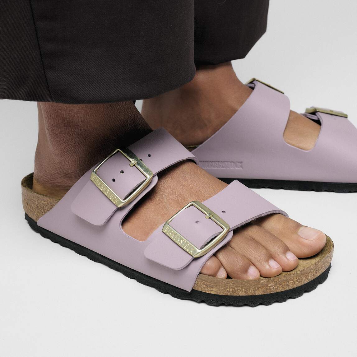 Birkenstock Arizona Birko-Flor Sandals-  Faded Purple - Image 6