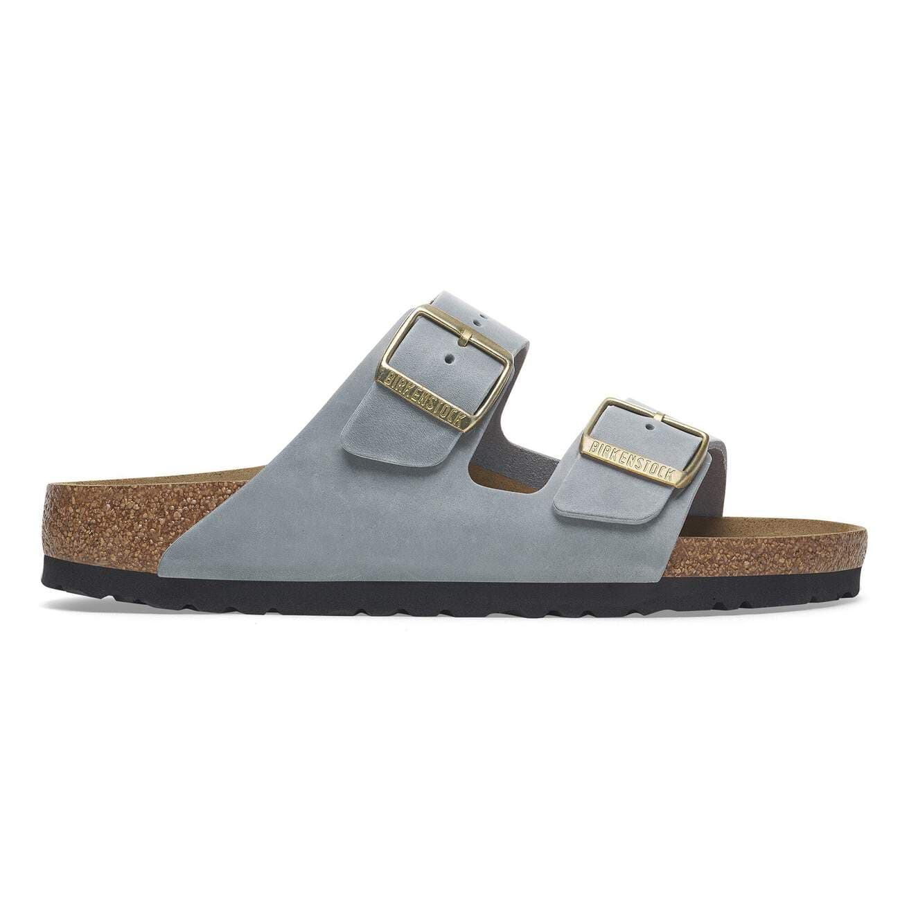 Birkenstock Arizona Sandals- Basalt Gray Oiled Leather - Image 2