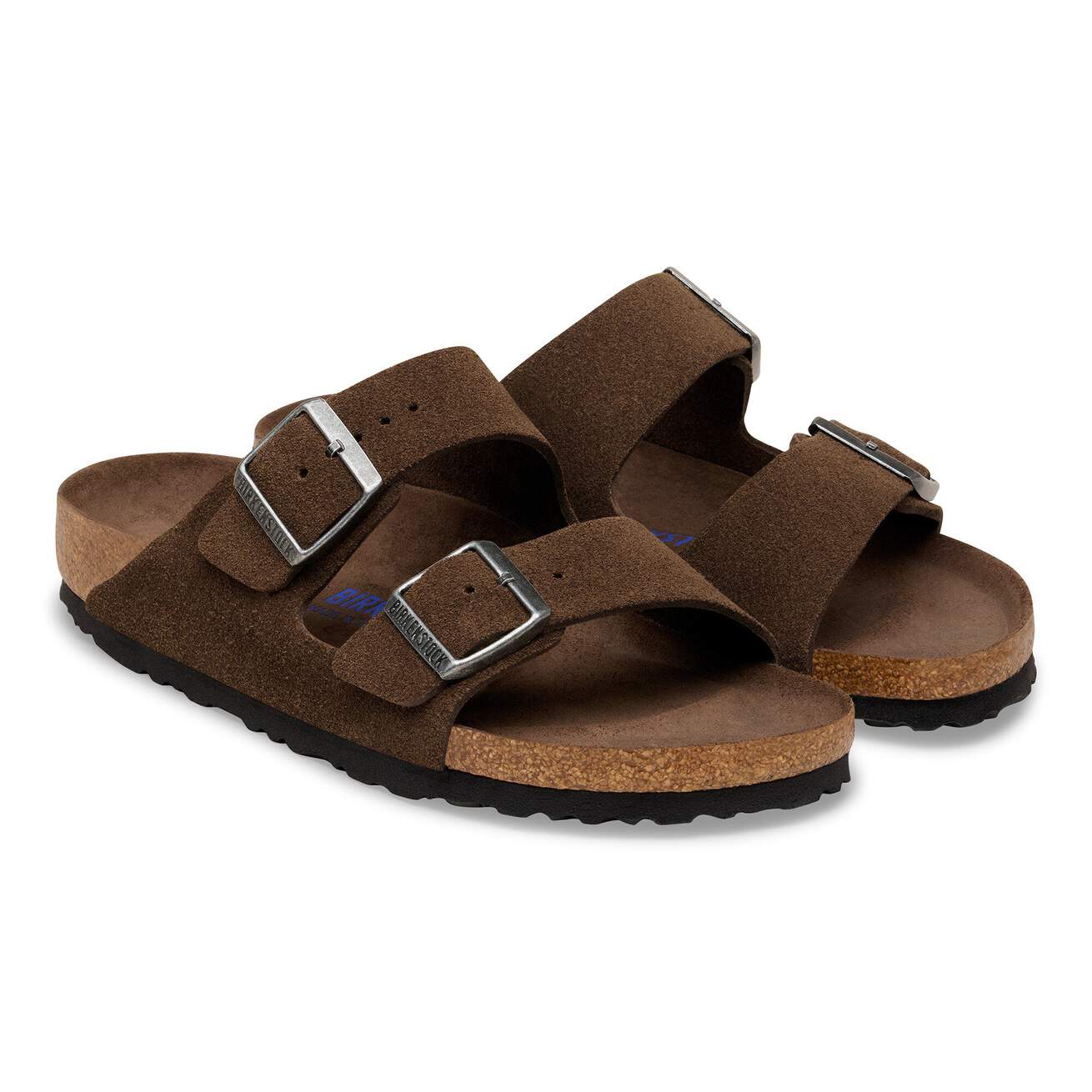 Birkenstock Arizona Sandals (Soft Footbed)- Carafe Tonal Suede - Image 3