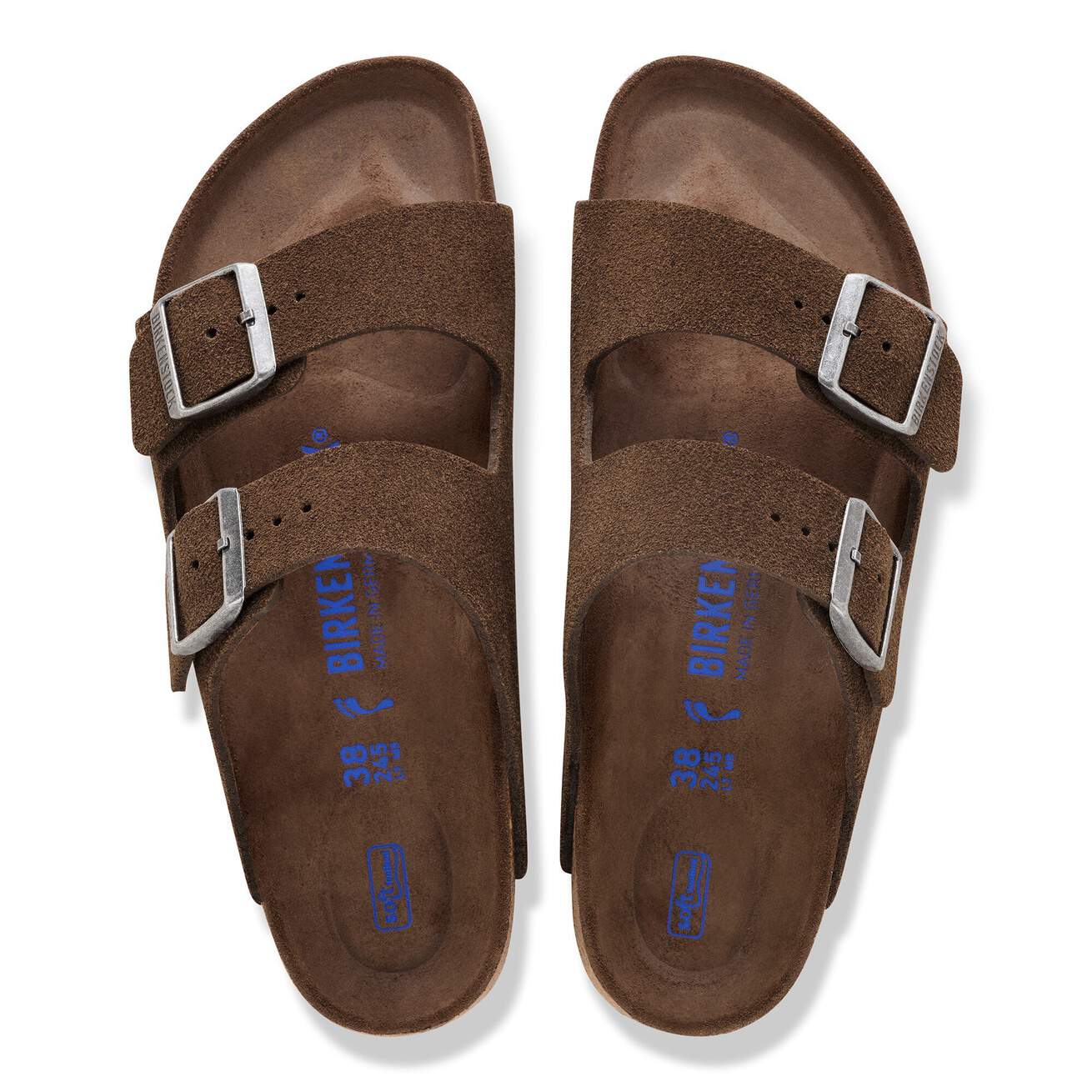 Birkenstock Arizona Sandals (Soft Footbed)- Carafe Tonal Suede - Image 4