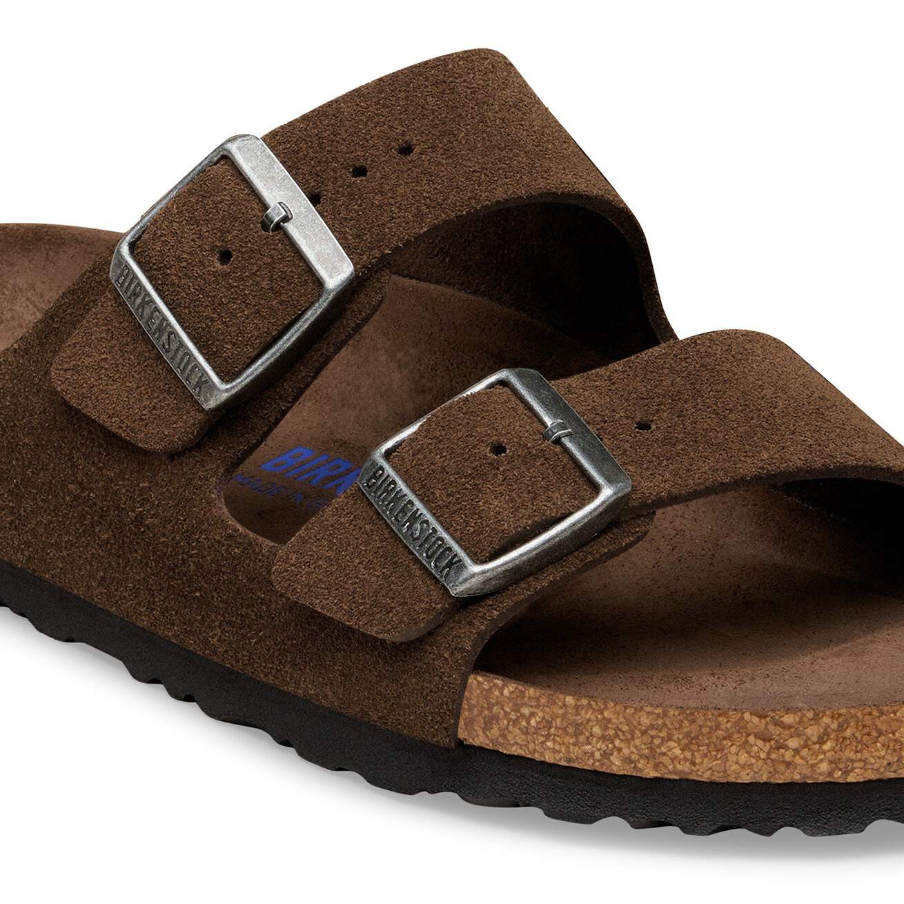 Birkenstock Arizona Sandals (Soft Footbed)- Carafe Tonal Suede - Image 5