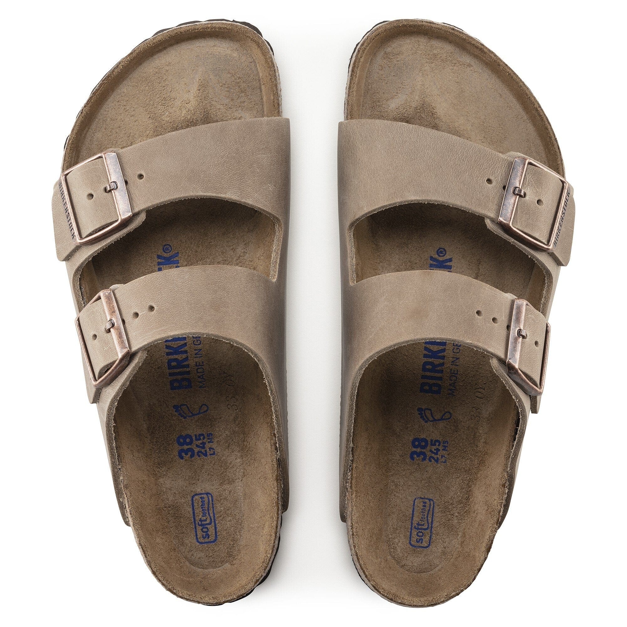 Birkenstock Arizona Sandals (Soft Footbed)- Tobacco Oiled Leather - Image 8