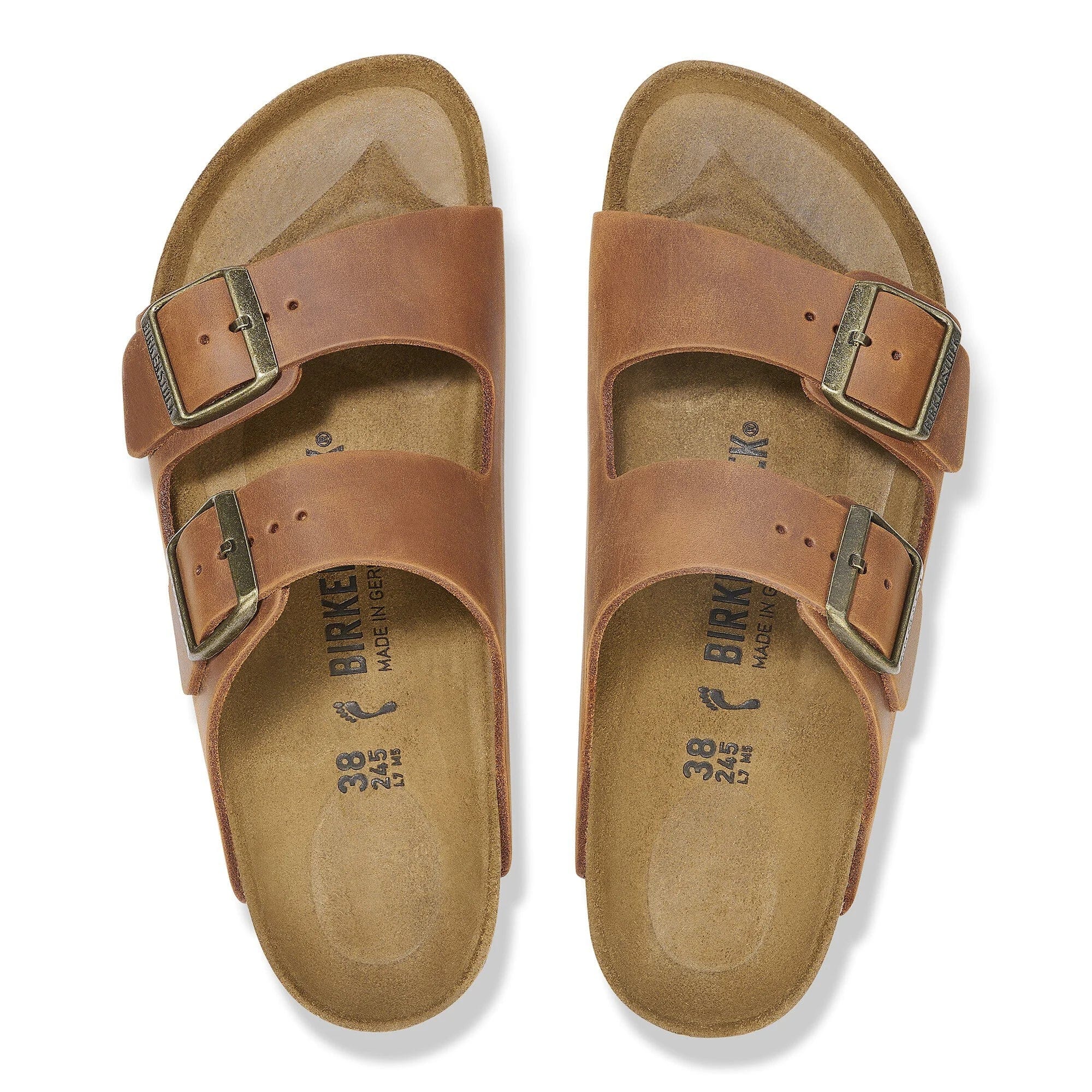 Birkenstock Arizona Sandals- Cognac - Image 2