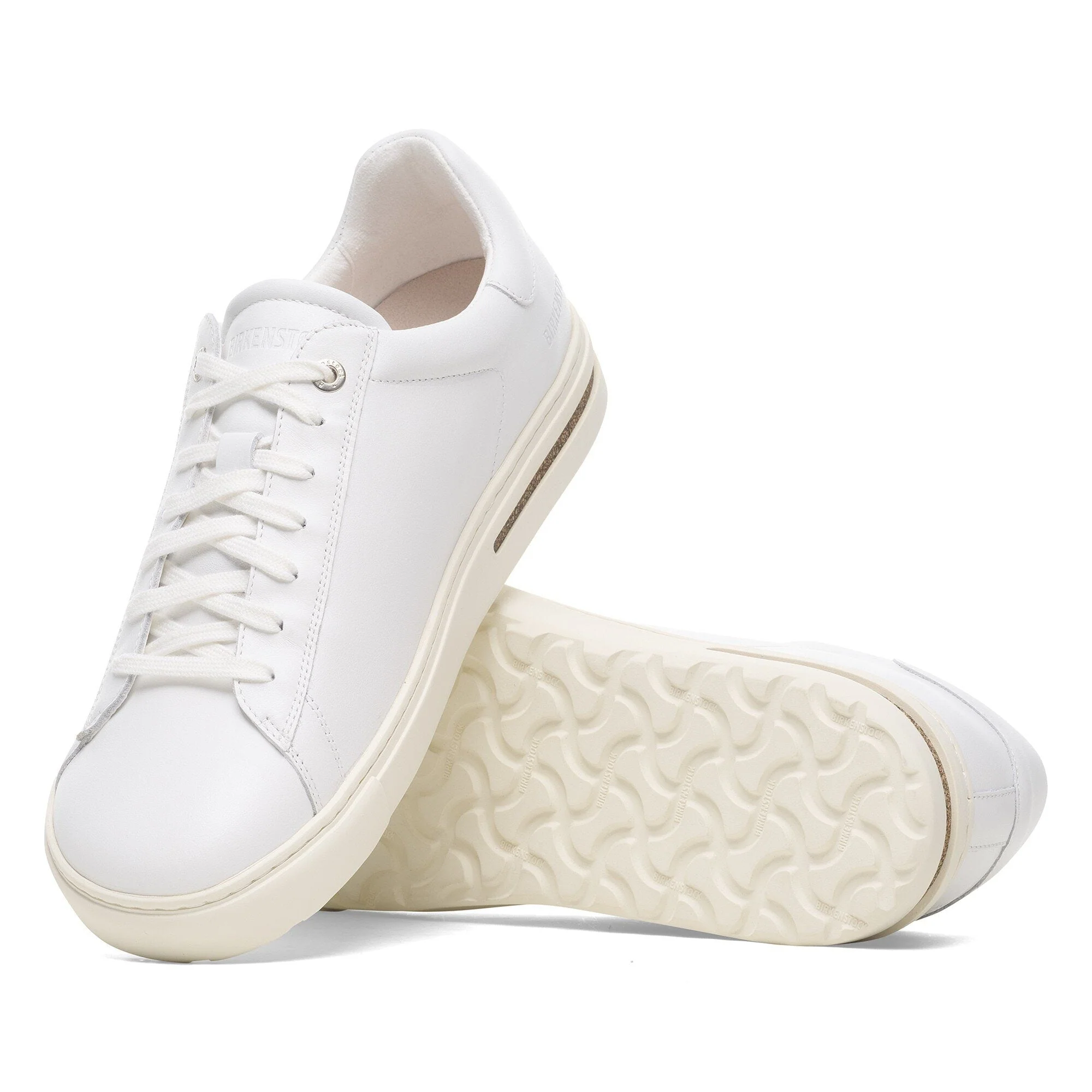 Birkenstock Bend Low Shoes- White Leather - Image 2