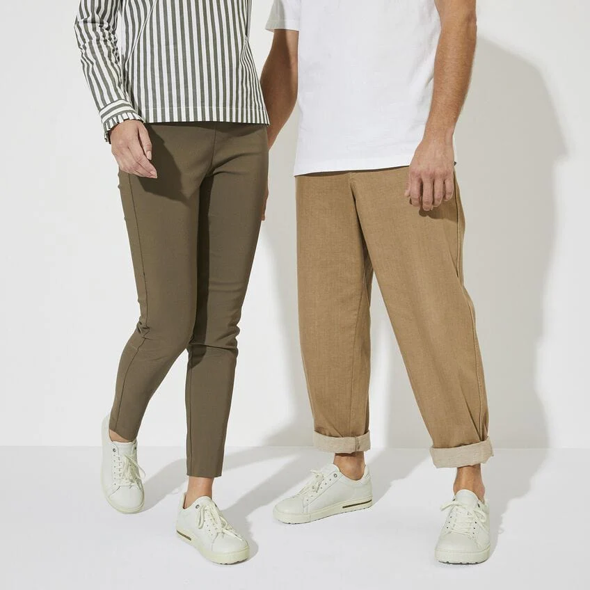 Birkenstock Bend Low Shoes- White Leather - Image 5