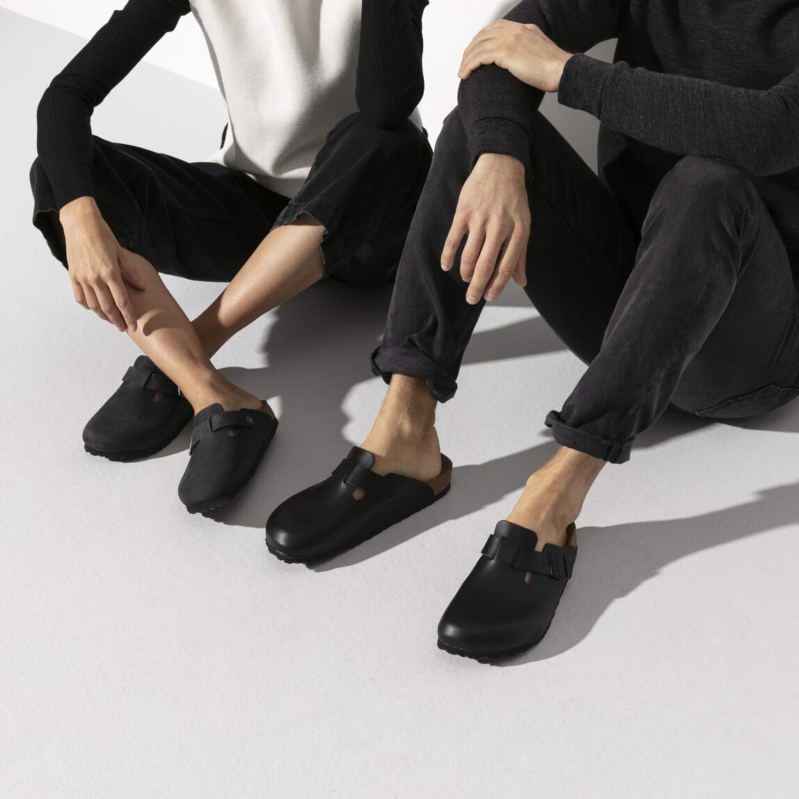Birkenstock Boston Clogs - Black Oiled Leather - Image 5