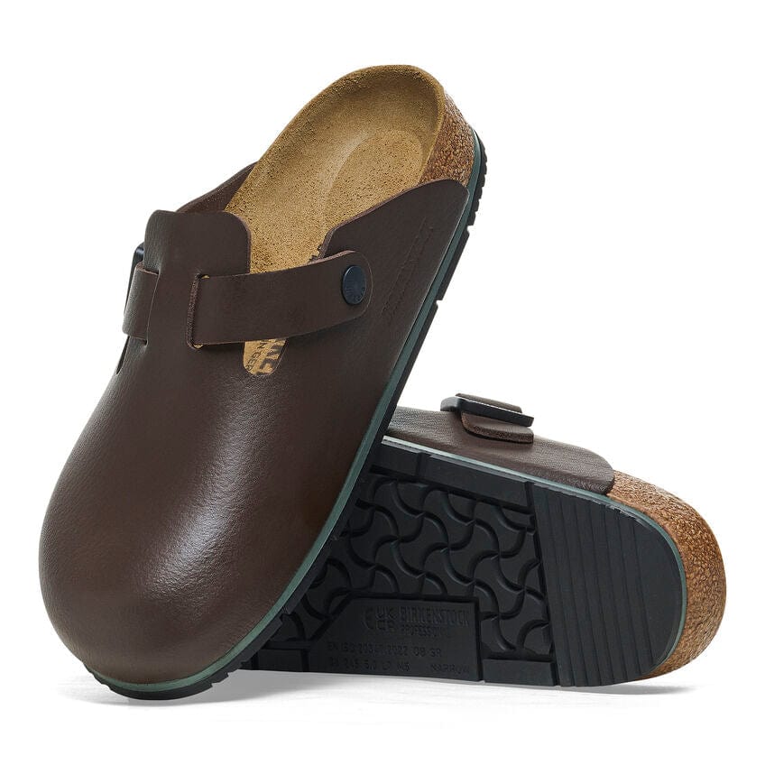 Birkenstock Boston Pro Clogs- Soft Java Leather - Image 2