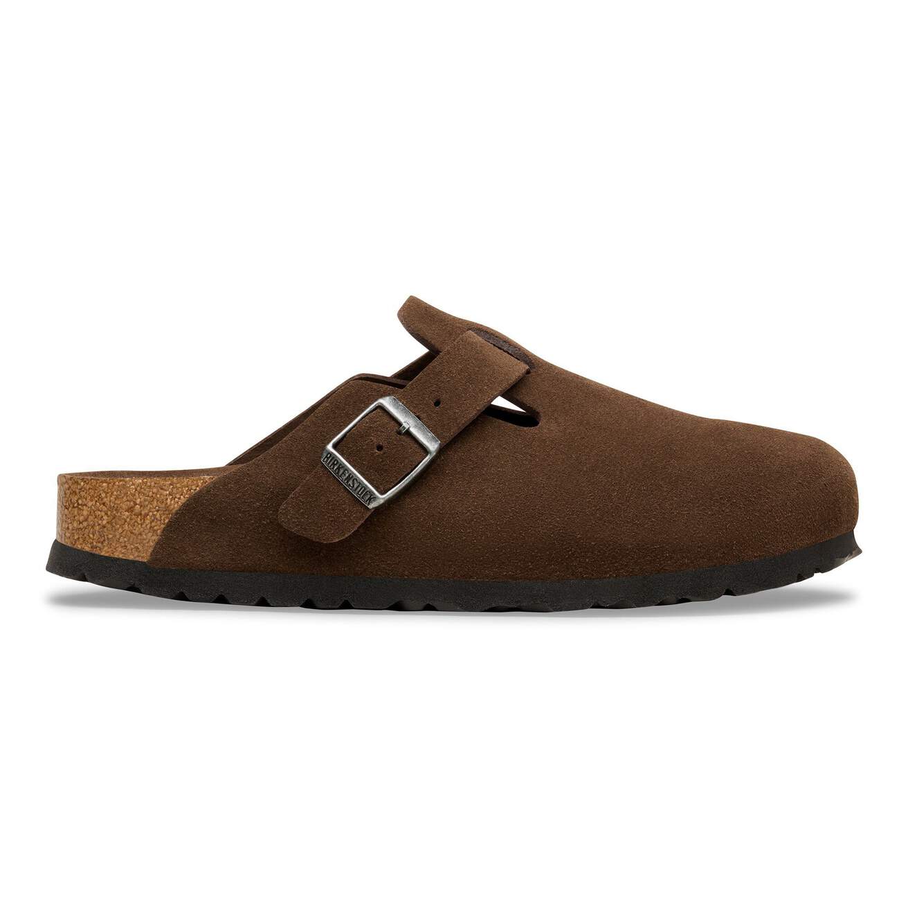 Birkenstock Boston Suede Clogs (Soft Footbed)- Carafe - Image 2