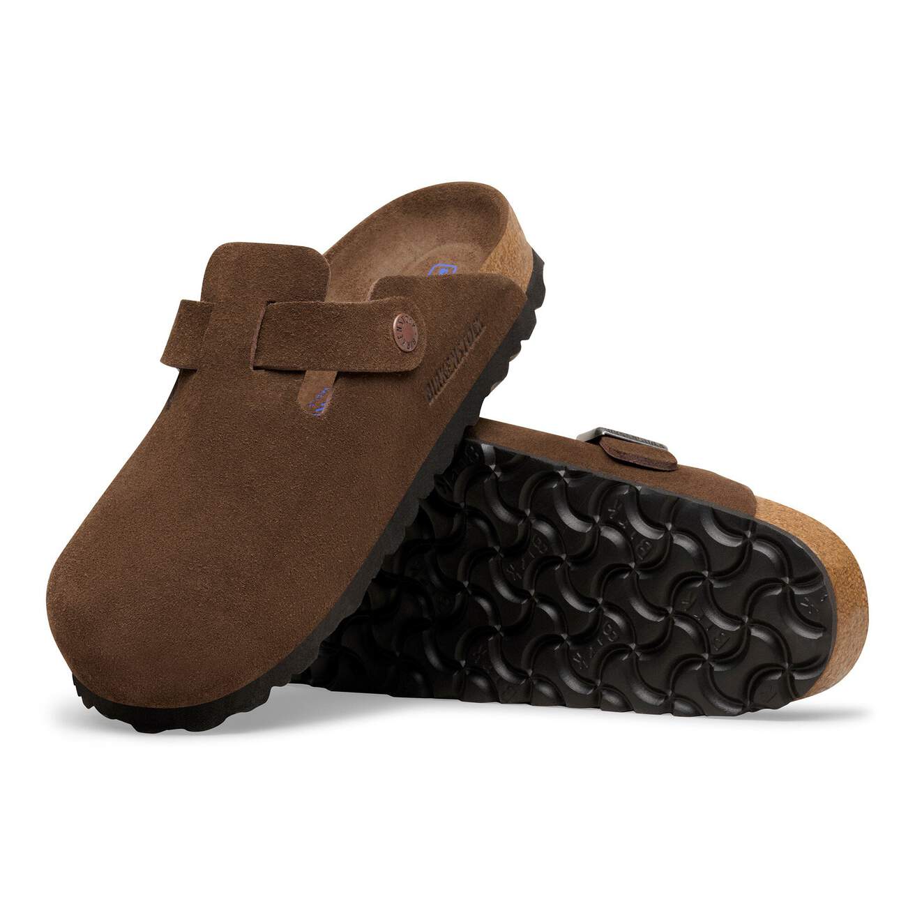 Birkenstock Boston Suede Clogs (Soft Footbed)- Carafe - Image 6