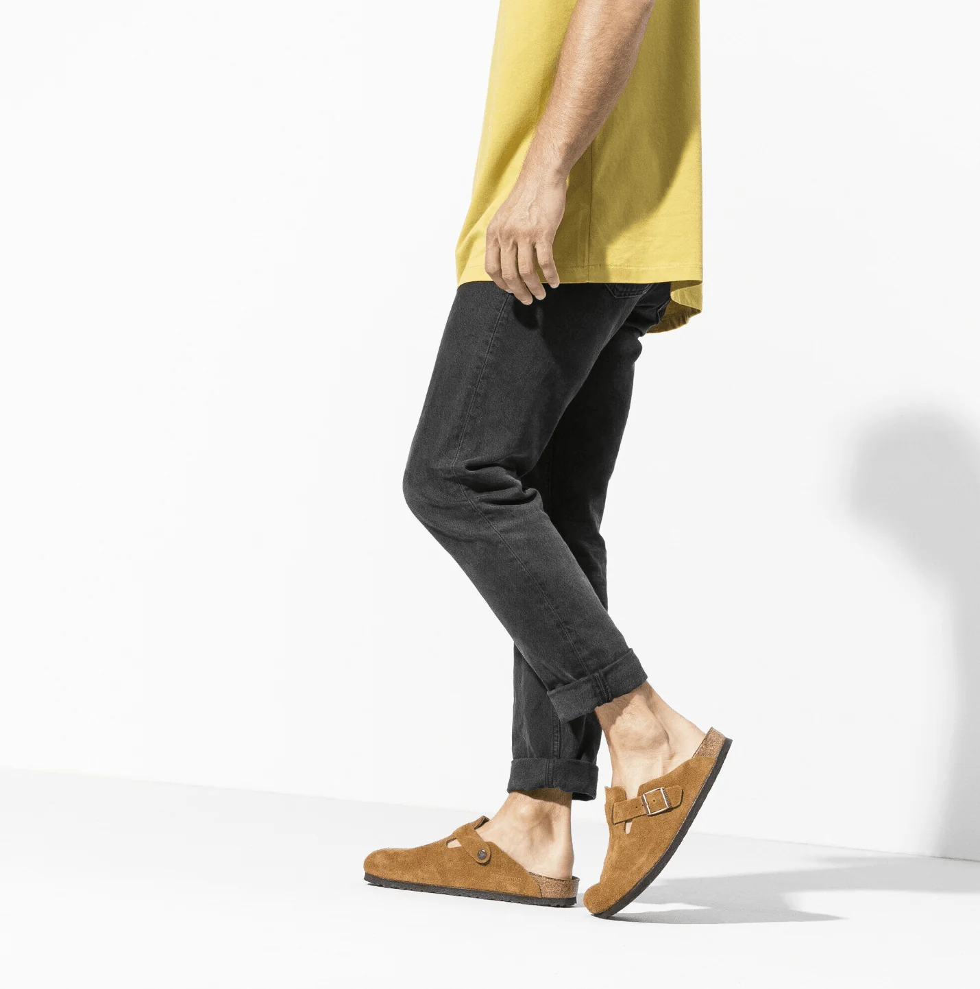 Birkenstock Boston Suede Clogs (Soft Footbed)- Mink - Image 11