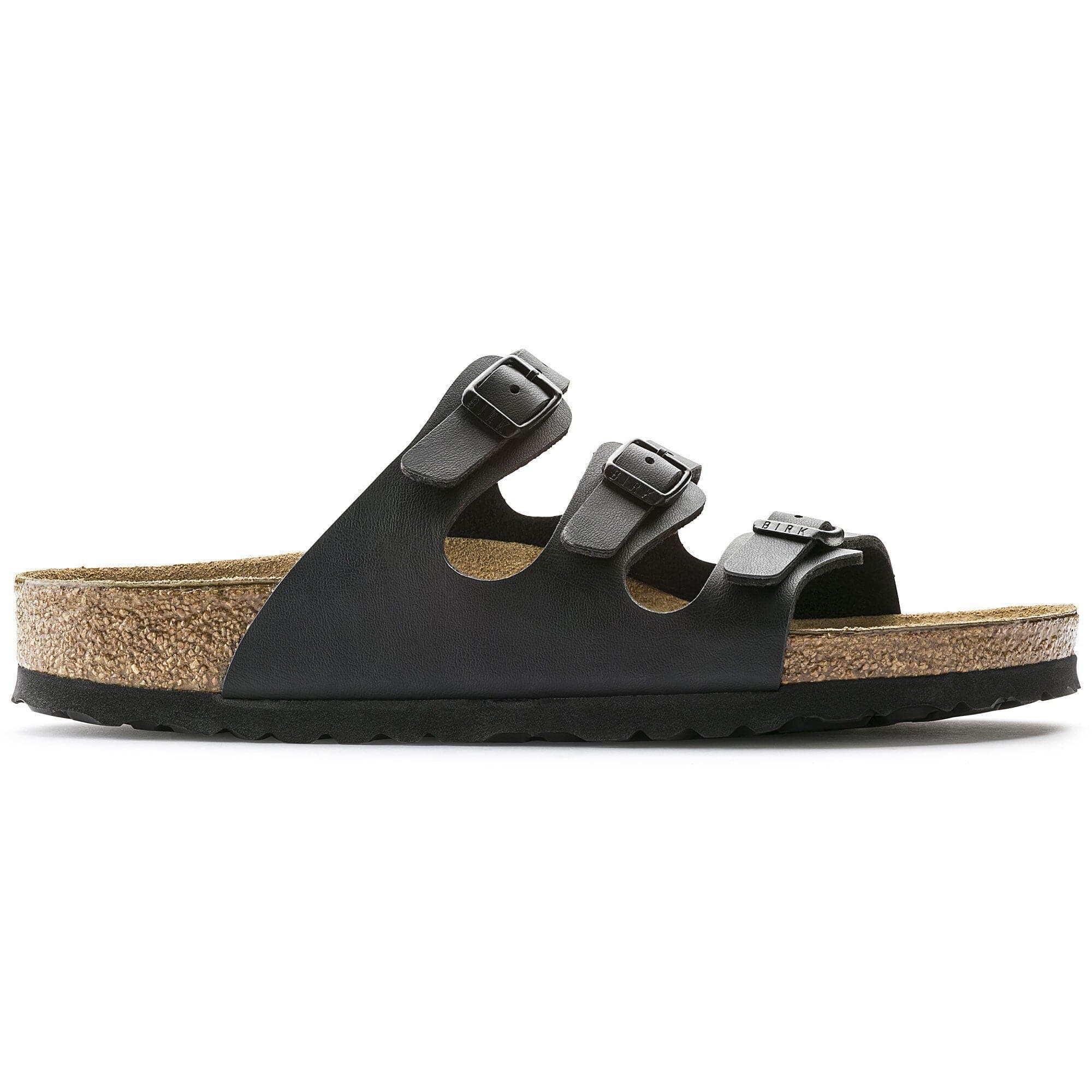 Birkenstock Florida Sandals (Soft Footbed)- Black Birko-Flor - Image 3