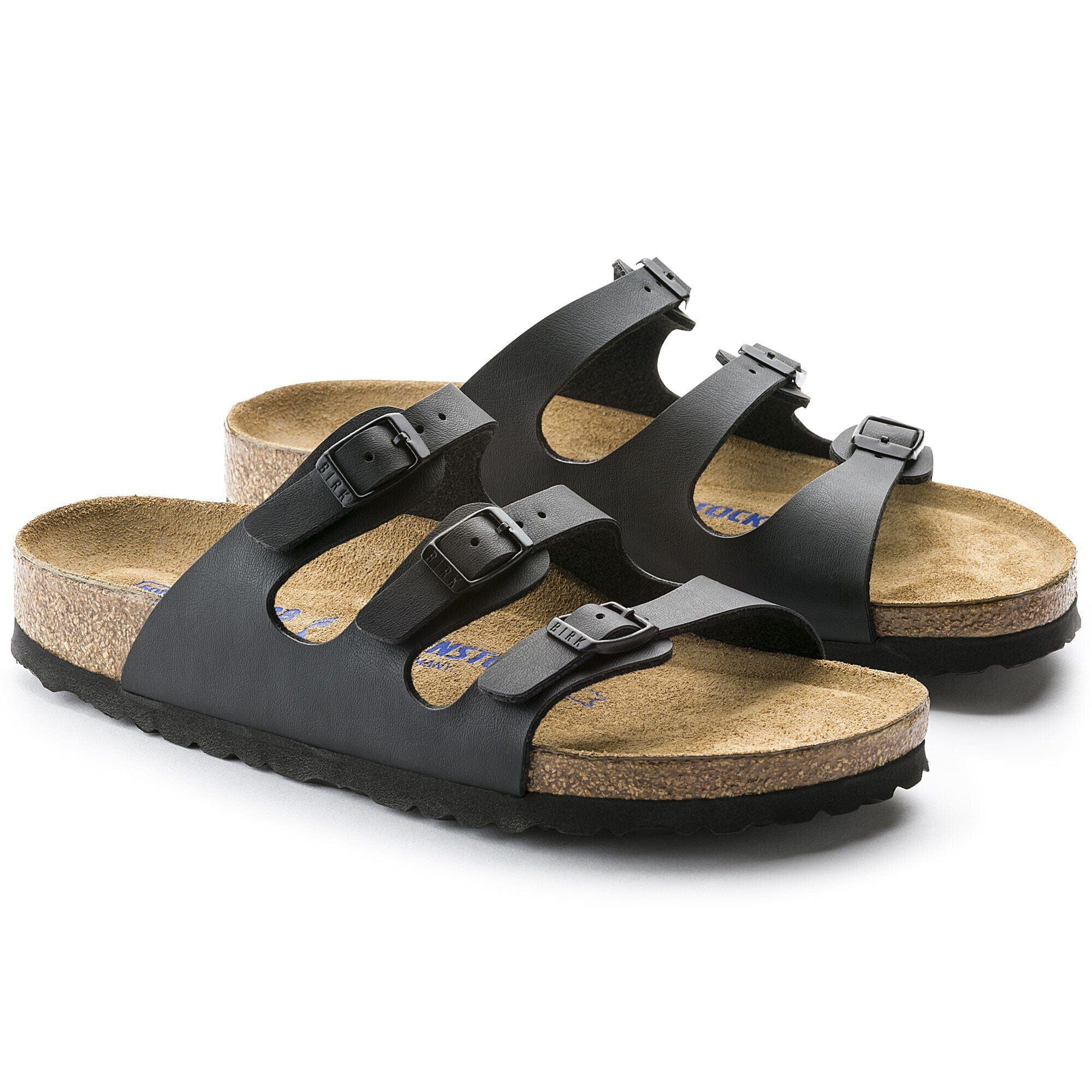 Birkenstock Florida Sandals (Soft Footbed)- Black Birko-Flor - Image 6