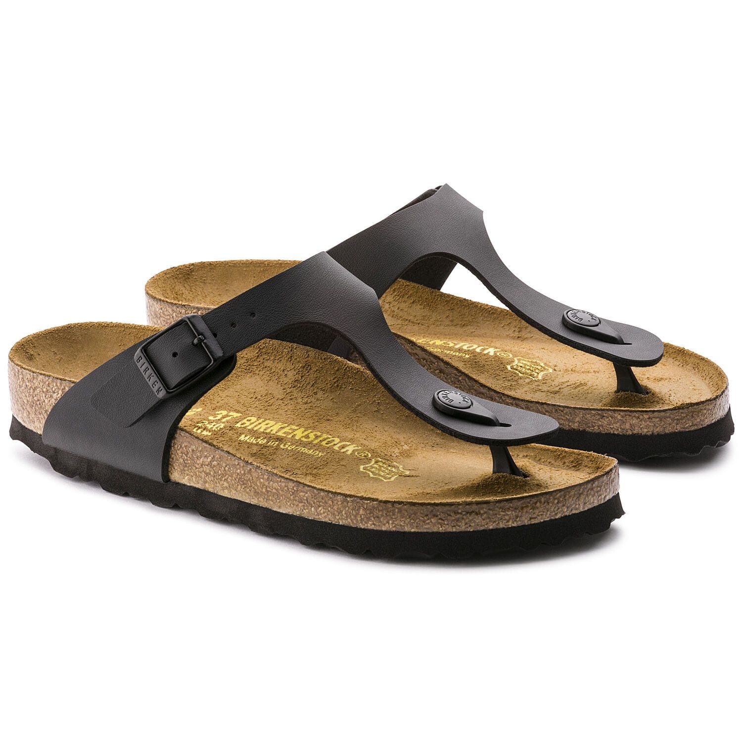 Birkenstock Gizeh Sandals - Black Birko-Flor - Image 5