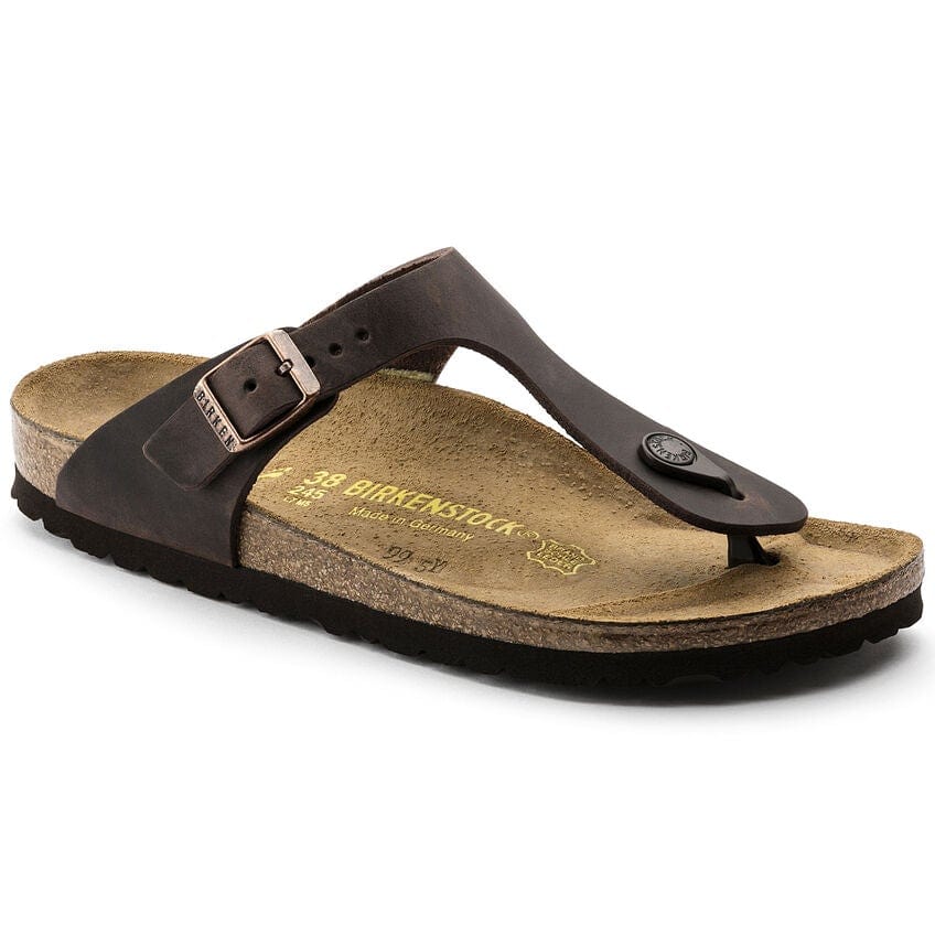Birkenstock Gizeh Sandals- Habana Oiled Leather