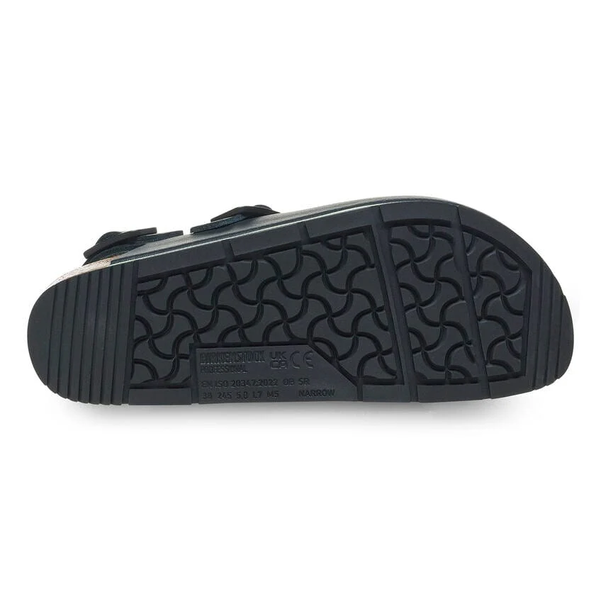 Birkenstock Tokio Pro Clogs- Black Leather - Image 6