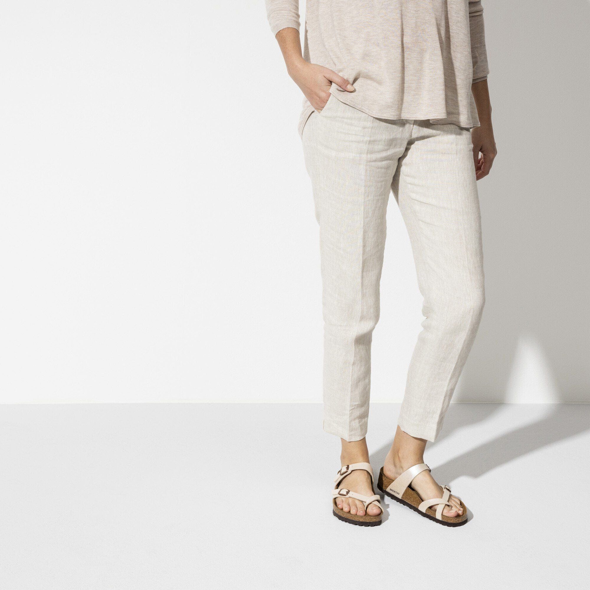 Birkenstock Mayari Sandals- Graceful Pearl White Birko-Flor - Image 4