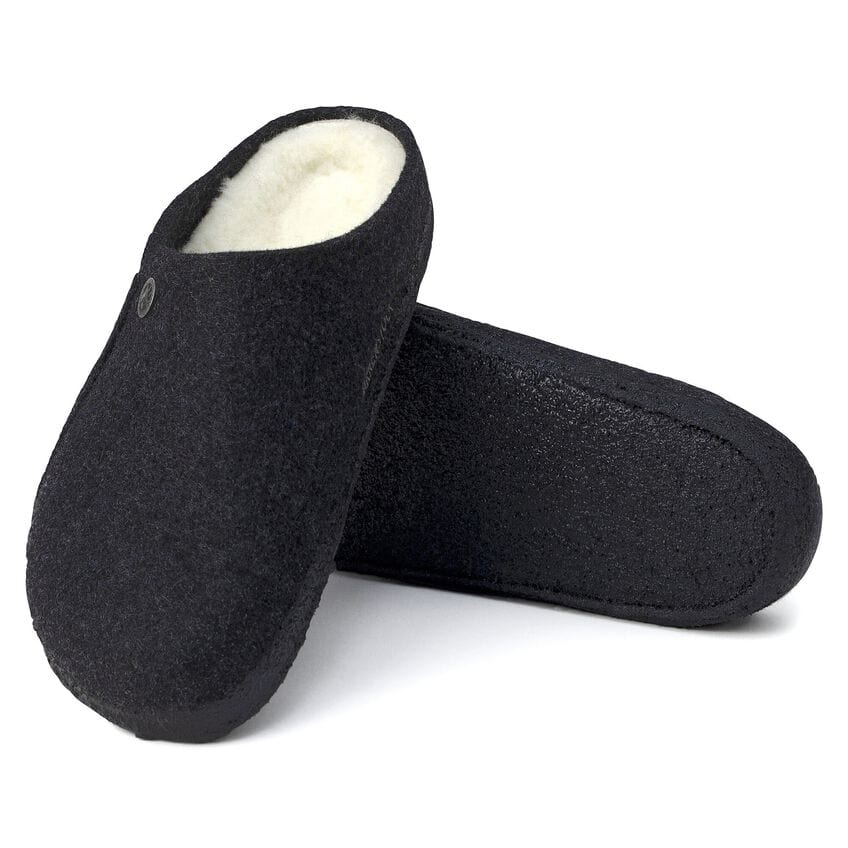 Birkenstock Zermatt Shearling Wool Slippers- Anthracite - Image 2