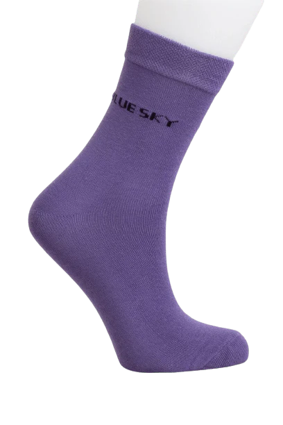 Blue Sky Womens Bamboo Crew Socks- (1 pair) - Image 7