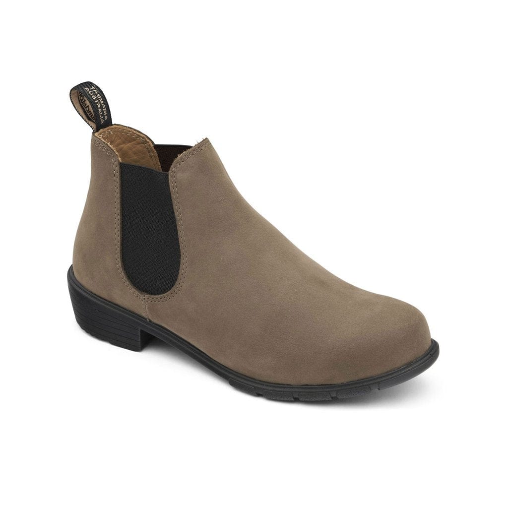 Blundstone Women's Low Heel Boots 1974- Stone Nubuck - Image 4