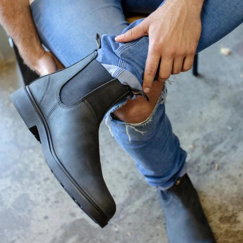 Blundstone Chisel Toe 1308- Rustic Black - Image 7