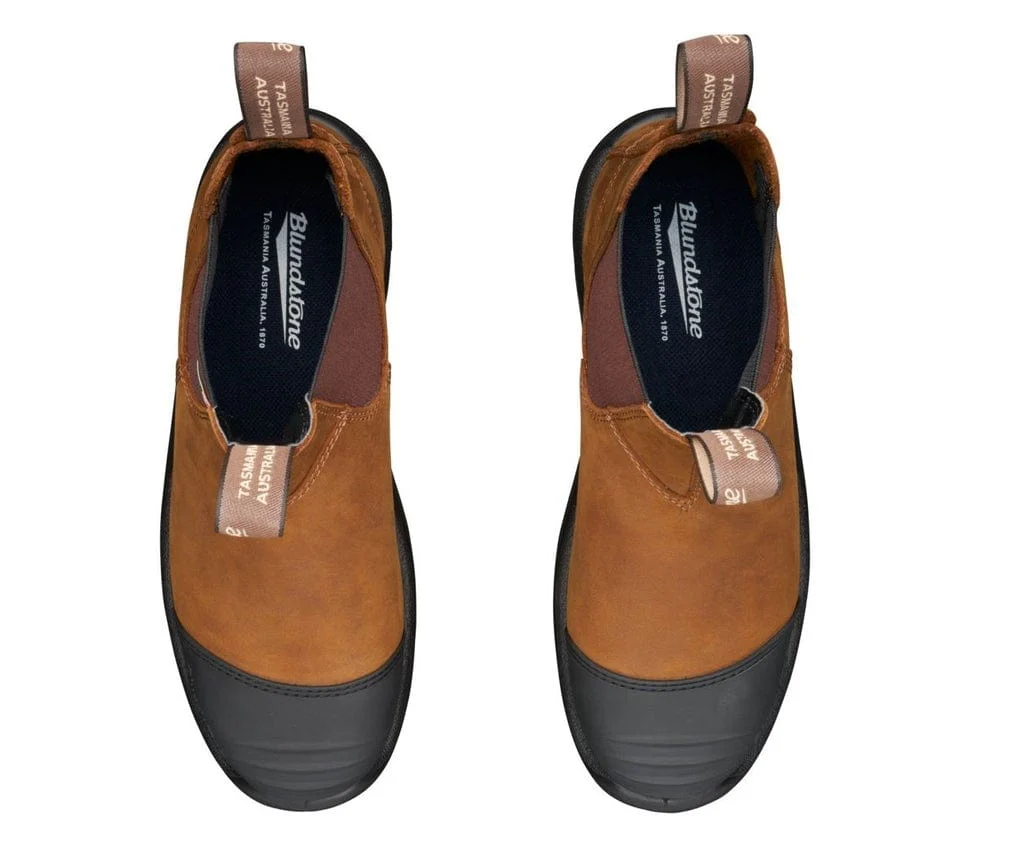 Blundstone Steel Toe Boots 169- Saddle Brown - Image 5