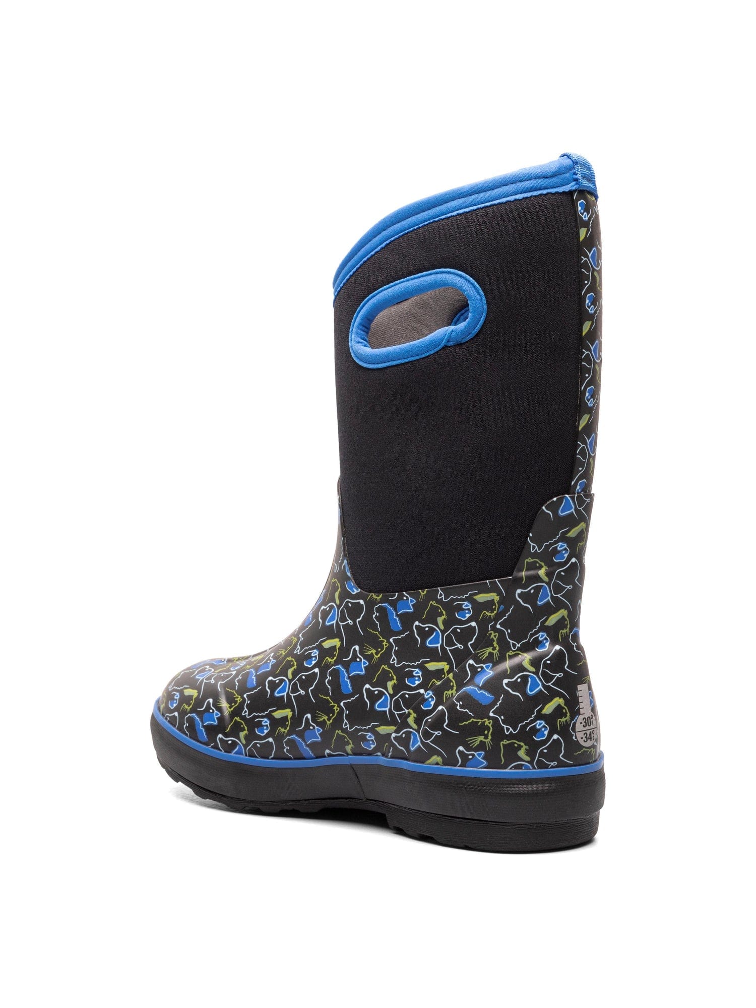 Bogs Kids Classic Boots- Black/ Pets - Image 2