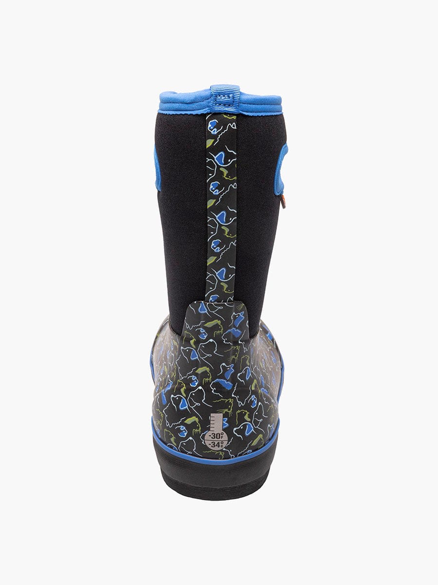 Bogs Kids Classic Boots- Black/ Pets - Image 4