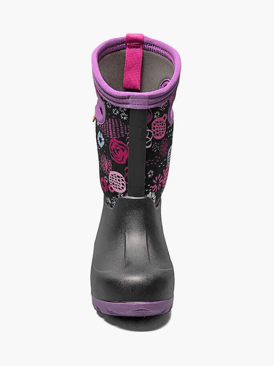 Bogs Kids Classic Boots- Black/ Garden - Image 5